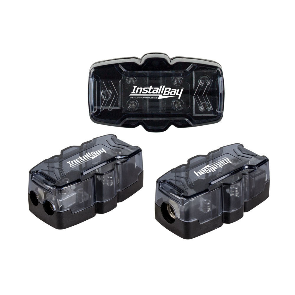 Install Bay IBR53 2 Position MANL Fuse Distribution Block - Nickel - Retail PK