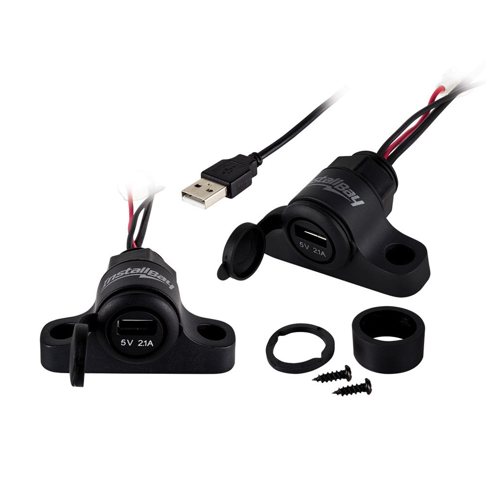 Install Bay IBR78 Flush/surface mount USB socket