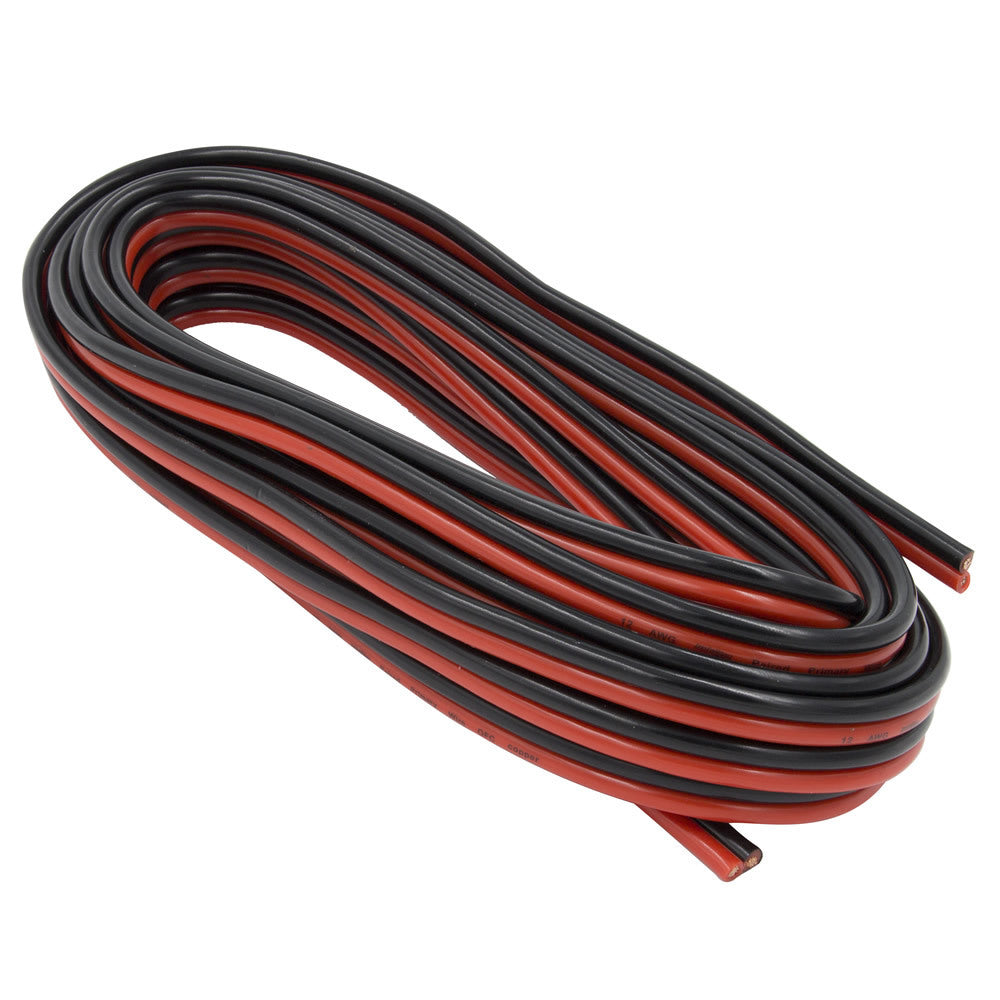 Install Bay IBR97 Copper Speaker Wire 16GA Black/Red - 25 Feet