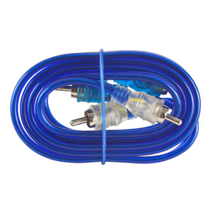 Install Bay IBRCA1M Compact End Blue RCA Cables 1 m - Each