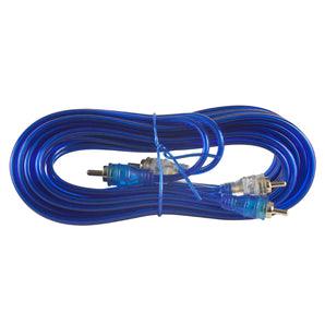 Install Bay IBRCA5M Compact End Blue RCA Cables 5 m - Each