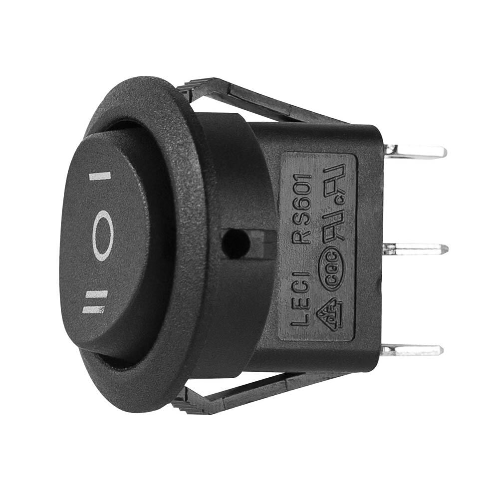 Install Bay IBRRMOMD Momentary Off Momentary Switch Round - 5 PK