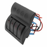 Install Bay IBSP4 Panel Switches - 4 Switch Panel with four black switches for controlling electrical equipment. Install Bay IBSP4 Panel Switches - 4 Switch Panel with four black switches for controlling electrical equipment.