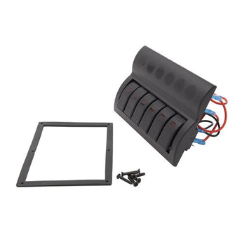 Install Bay IBSP6 6 switch panel with wiring, mounting frame, and screws for easy installation.