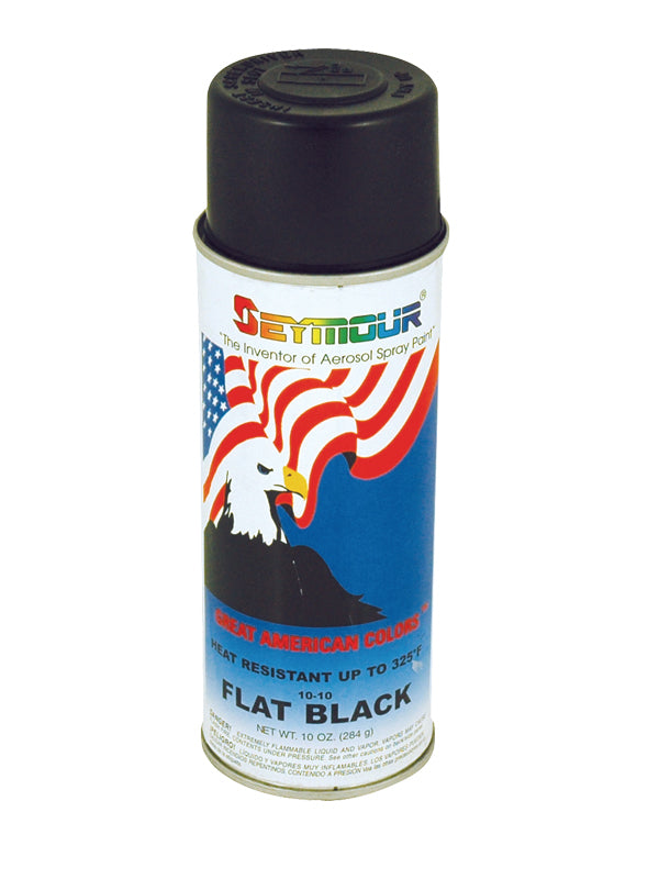 Install Bay IBSPFBK Flat Black Spray Paint - Each