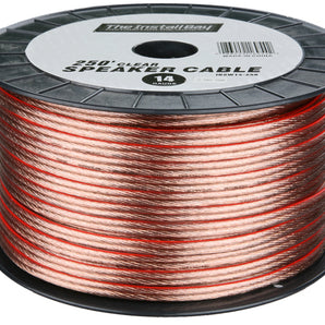 Install Bay IBSW14-250 CCA Value Line Speaker Wire 14GA Clear - 250 Foot Coil