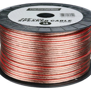 Install Bay IBSW16-500 CCA Value Line Speaker Wire 16GA Clear - 500 Foot Coil