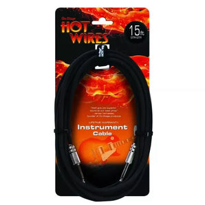 On-Stage IC-15 Instrument Cable (QTR-QTR, 15')