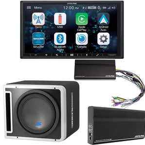 Alpine ILX-W670 KTA-200M KTA-450 S2-SB10V 10" Loaded Enclosure Package