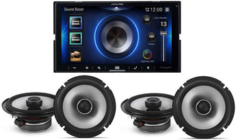alpine-digital-media-ilx-w670-receiver-with-speaker