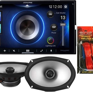 alpine-digital-media-ilx-w670-with-speaker-and-amp-kit