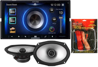 Thumbnail for Alpine ILX-W670 Digital In-dash Receiver & Alpine S2-S69 Type S 6x9 Coaxial Speaker & KIT10 Installation AMP Kit