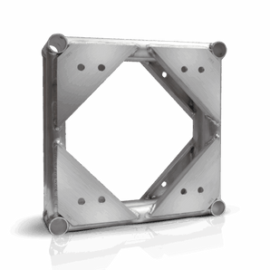 Galaxy Stage GS-20206 6" Long 20.5" x 20.5" Spacer – Heavy-Duty Aluminum Truss Spacer with Bolt Connections