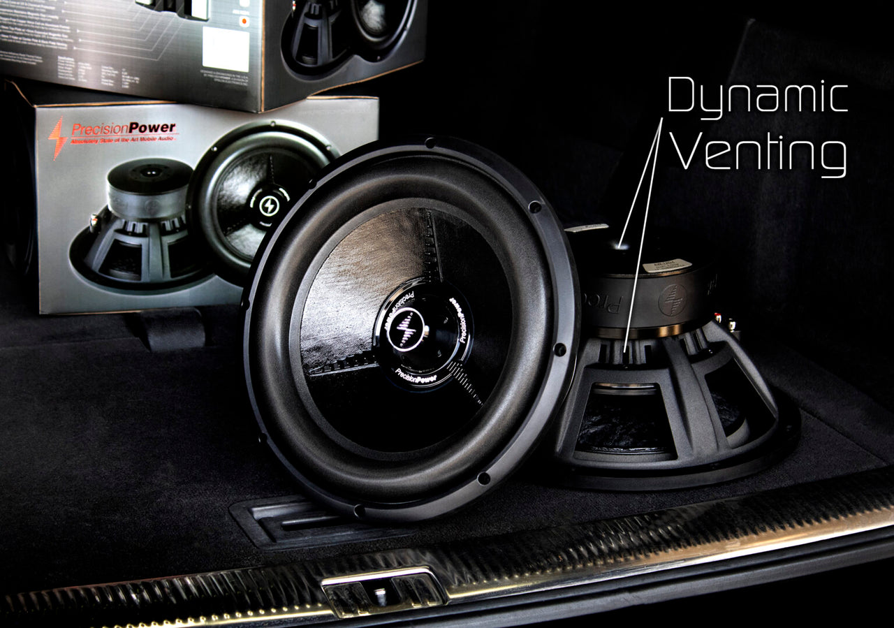 Precision Power AW-12D2 1200W ATOM Series 12″ D2 Subwoofers