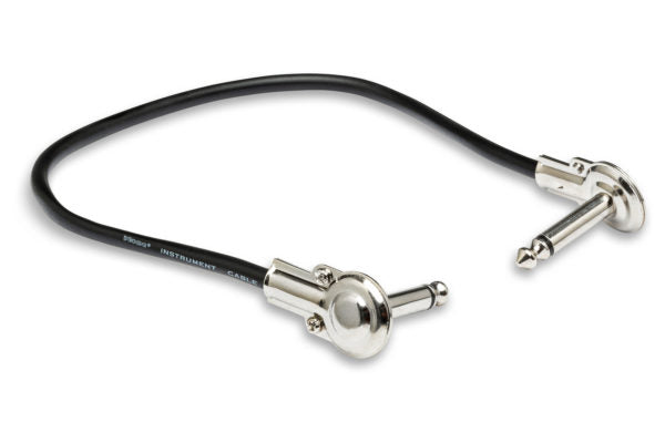 Hosa IRG-100.5 Low-profile Right Angle to Right Angle Guitar Patch Cable - 6 inch