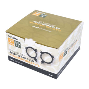 Jeep JP-JLB7 Headlight Adapter Brackets 7 Inch - Wrangler JL 2018-Up