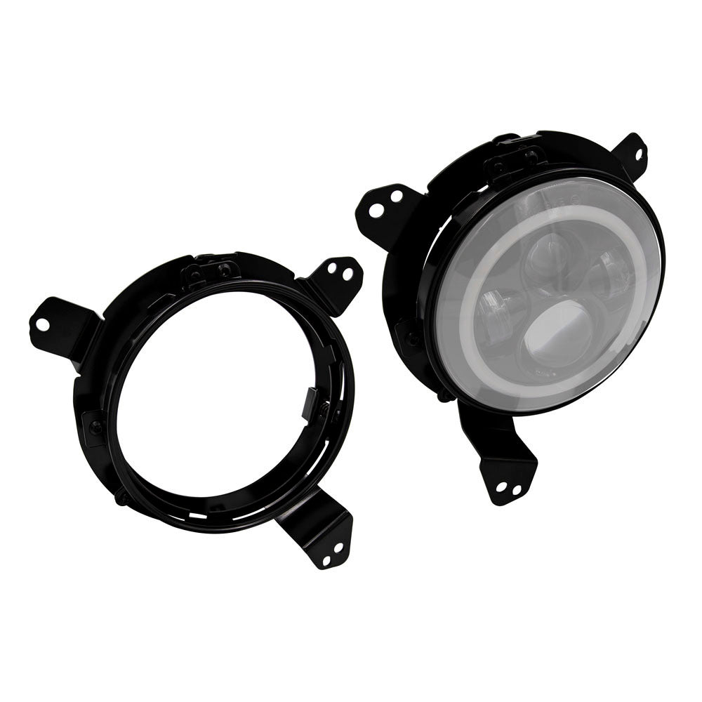 Heise JP-JLB7 Headlight Adapter Brackets 7 Inch - Wrangler JL 2018-Up