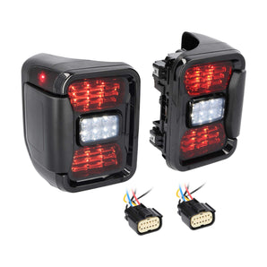 Jeep JP-TL06S Smoked Taillight - Compatible Fits for 2020-Up* Jeep Gladiator JT