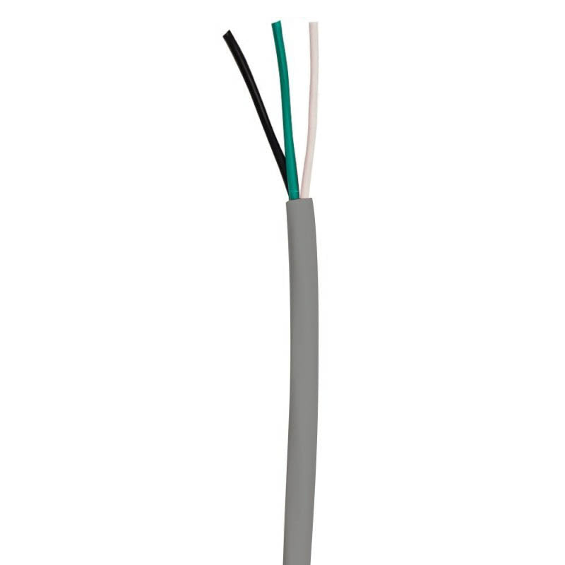 Install Bay JPWBGW16100 Jacketed Primary Wire 3 Conductor 16GA All Copper Blk/Grn/Wht - 100 ft