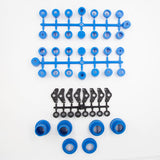 Install Bay JW-93ED Universal Power Window Set components for 2-door vehicles, featuring motors and tracks.
