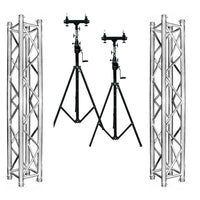 Thumbnail for MR DJ Crank-up Portable 10' Lighting Stand with 12' Truss Package
