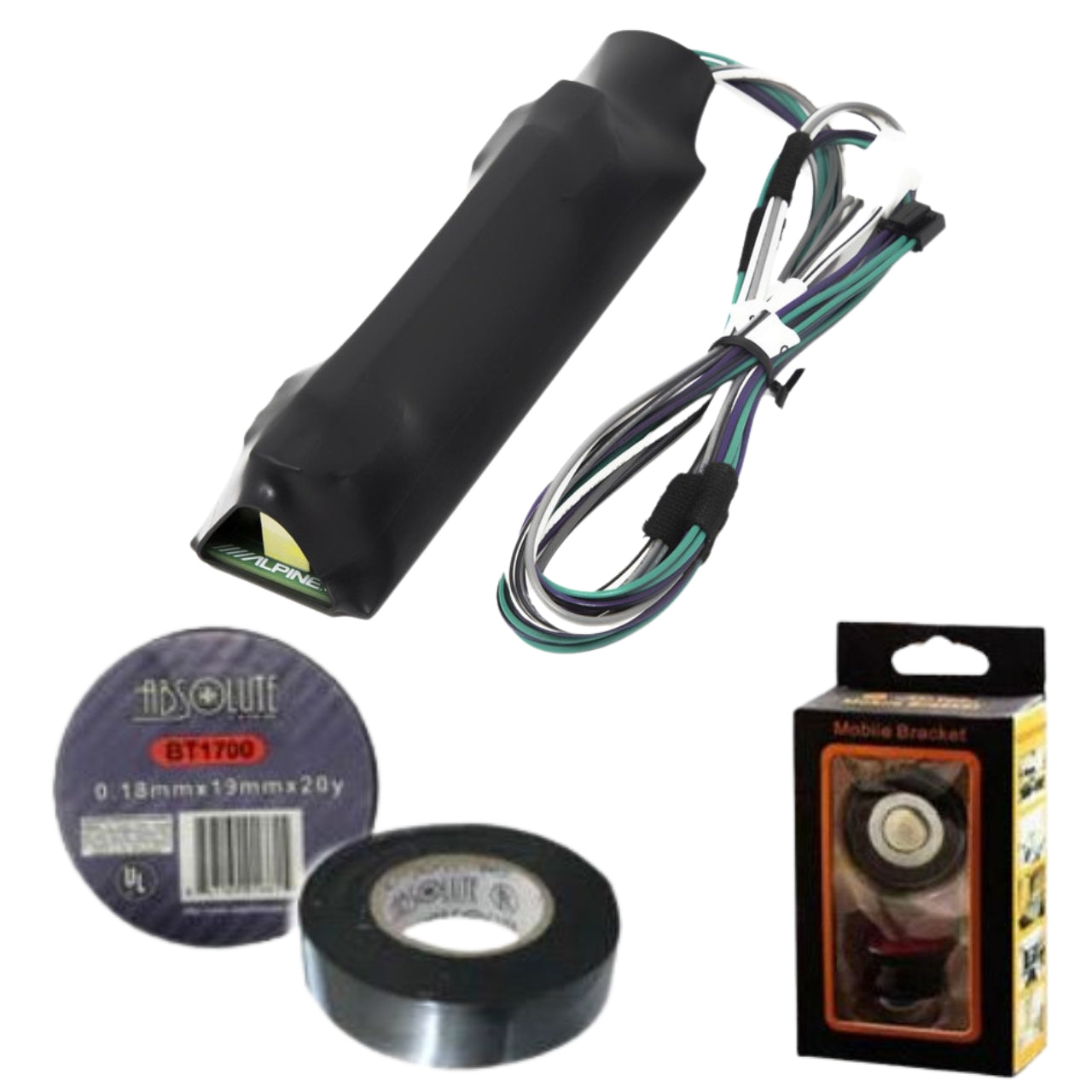 Alpine KCX-F200INT OEM Amp Integration X409-WRA-JL in Wranglers & Gladiators Bundle