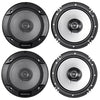 6.5 inch Front & Rear Door Car Speakers with Speaker Adapter Kit & Speaker Harness for 2006-2011 Honda