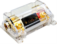 Thumbnail for 2 Absolute KIT0-50 0 Gauge 50 Feet ( 25ft Red & 25 Black ) Amplifier Install Wiring 6000W Amp Kit