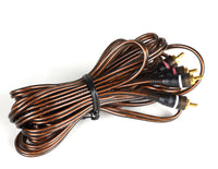 Thumbnail for Absolute KIT0BK Complete 0 Gauge Black Amp Kit with RCA Interconnect Cable (Black)