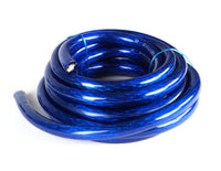 Thumbnail for Absolute KIT0BL Complete 0 Gauge Blue Amp Kit with RCA Interconnect Cable (Blue)
