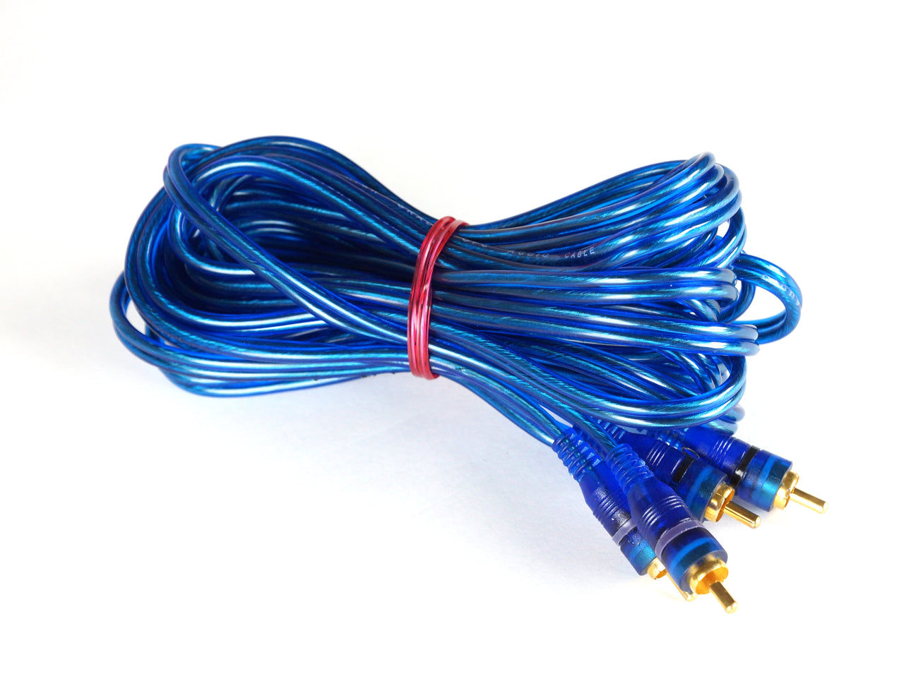 Absolute KIT0BL Complete 0 Gauge Blue Amp Kit with RCA Interconnect Cable (Blue)