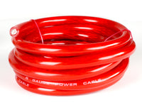 Thumbnail for Absolute KIT0RD Complete 0 Gauge Amp Kit with RCA Interconnect Cable (Red)