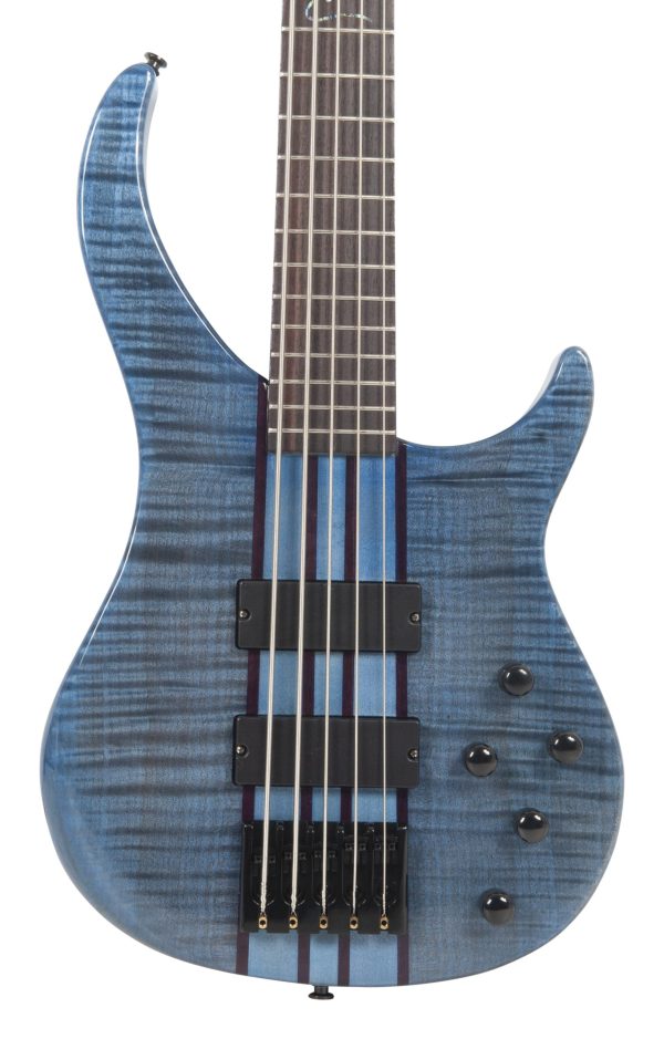 Peavey Cirrus® 5 Flame Maple 35S Trans Blue 35S Bass Guitar