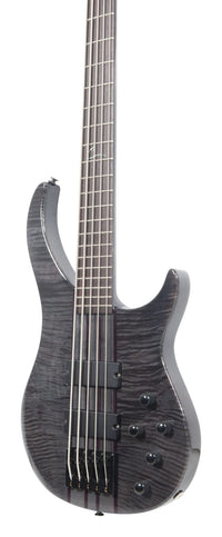 Thumbnail for Peavey Cirrus® 5 Flame Maple 35S Trans Black 35S Bass Guitar