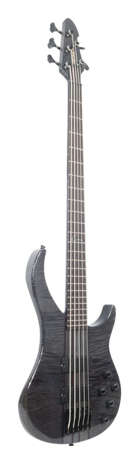 Thumbnail for Peavey Cirrus® 5 Flame Maple 35S Trans Black 35S Bass Guitar