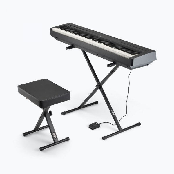 On-Stage KPK6520-CB Keyboard Stand and Bench Pack with Keyboard Sustain Pedal