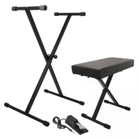 Thumbnail for On-Stage KPK6550 Keyboard Stand and Bench Pack with Keyboard Sustain Pedal
