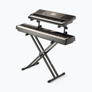 On-Stage KS7292 Double-X ERGO-LOK Keyboard Stand with Second Tier