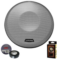 Thumbnail for Alpine KTE-RS10G R-Series 10” Shallow Subwoofer Grille Bundle