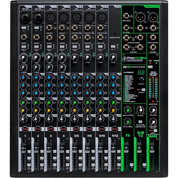 Mackie ProFX12v3 12-channel Mixer with USB and Effects