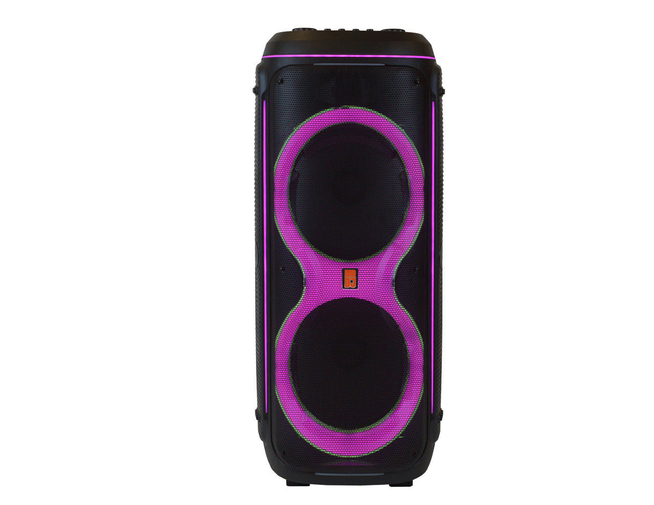 2 MR DJ LOS ANGELES Dual 15” Powered Rechargeable Bluetooth DJ Speaker 6000W Active PA System