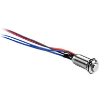 Thumbnail for Install Bay LS12W-2 Silver 12MM Round Illuminated Latching Switch White Qty 2