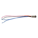  Install Bay LS12W-2 illuminated latching switch in silver color with wiring connections visible.