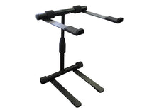 Thumbnail for MR DJ LTS200 Laptop Computer Stand Black Mobile Disc Jockey PC Table