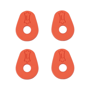 Levy's Leathers LVY-RINGBLOCK-OR Orange Stretchy Rubber Guitar Strap Locks