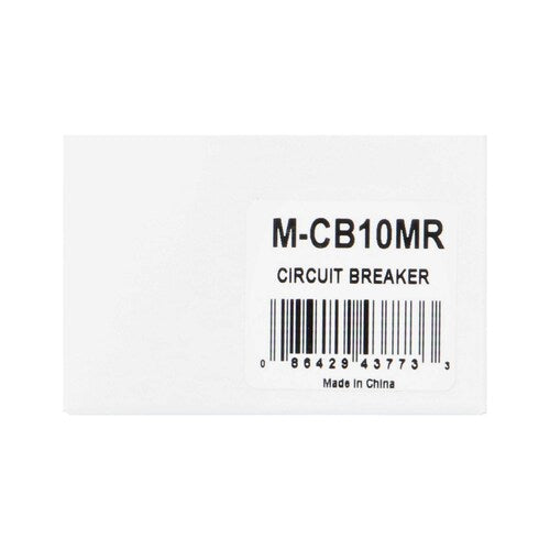 Install Bay M-CB10MR 10A Mini Circuit Breaker Manual Reset