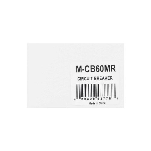 Install Bay M-CB60MR 60A Mini Circuit Breaker Manual Reset