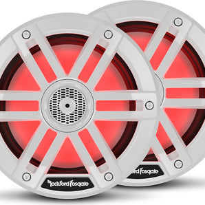 Rockford Fosgate M1-65 M1 Series 6-1/2" Color-Optix marine speakers White