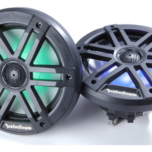 Rockford Fosgate M1-8B M1 Series 8" Color-Optix™ marine speakers Black
