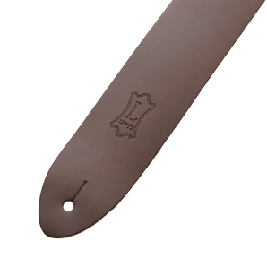 Levy's Leathers M4-BRN Genuine Leather Bass Strap - Brown